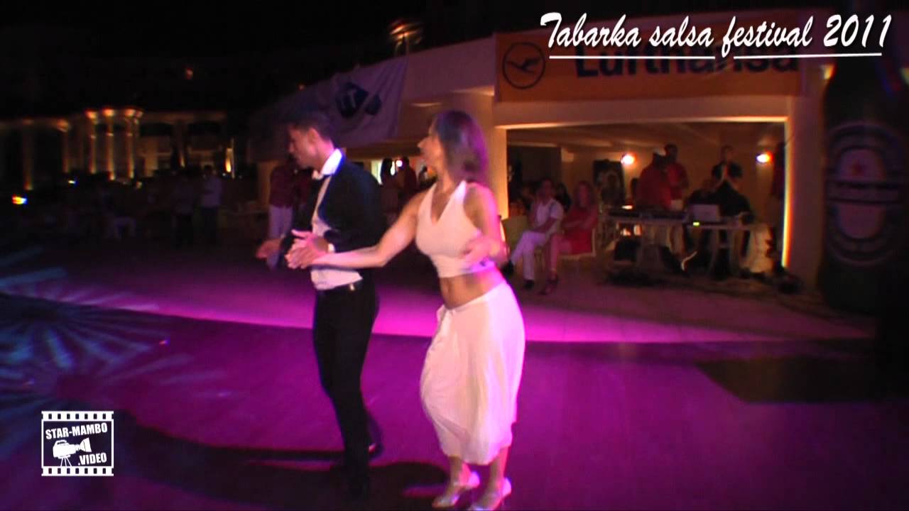 Frankie Martinez & Jenny dancing at Tabarka Salsa Festival 2011