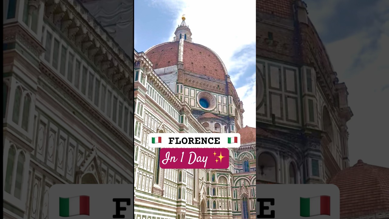 ⭐ How to Spend ONE Day in Florence 🇮🇹 | Perfect 24-Hour Travel Guide