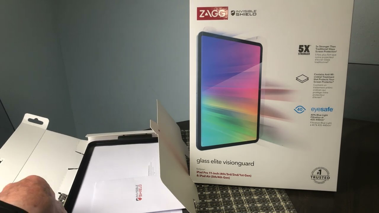 Quick Honest Review of the ZAGG Invisible Shield Glass Elite Screen Protector for iPad Pro 11 inch.
