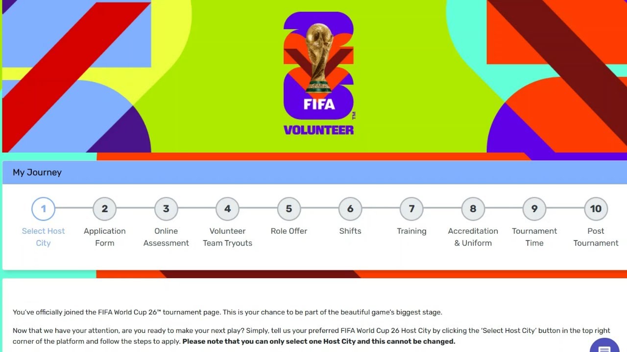 How To Apply For FIFA World Cup 2026 Volunteer Step By Step!