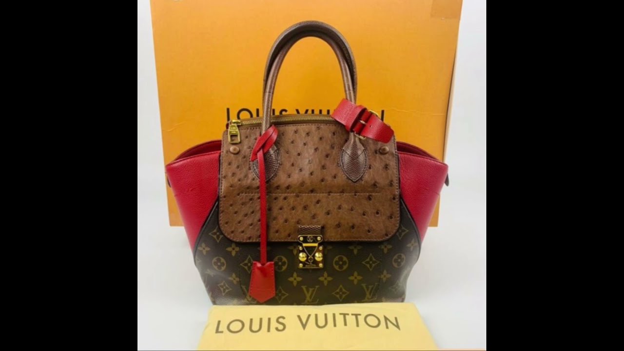LOUIS VUITTON Ostrich Majesty Tote Bag