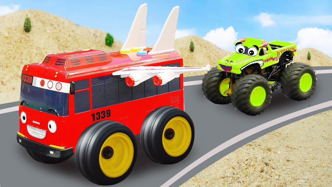 Rescue Vehicle Team 🚒🔧 | Let's Repair Tayo’s Vehicles with Construction vehicles For Kids | Dinky TV