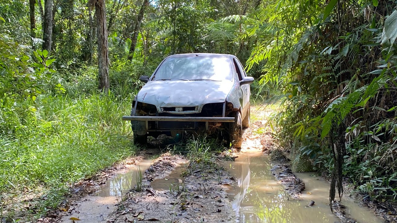 FIZ A PRIMEIRA TRILHA COM O PALIO (TIVE QUE VOLTAR A PÉ).