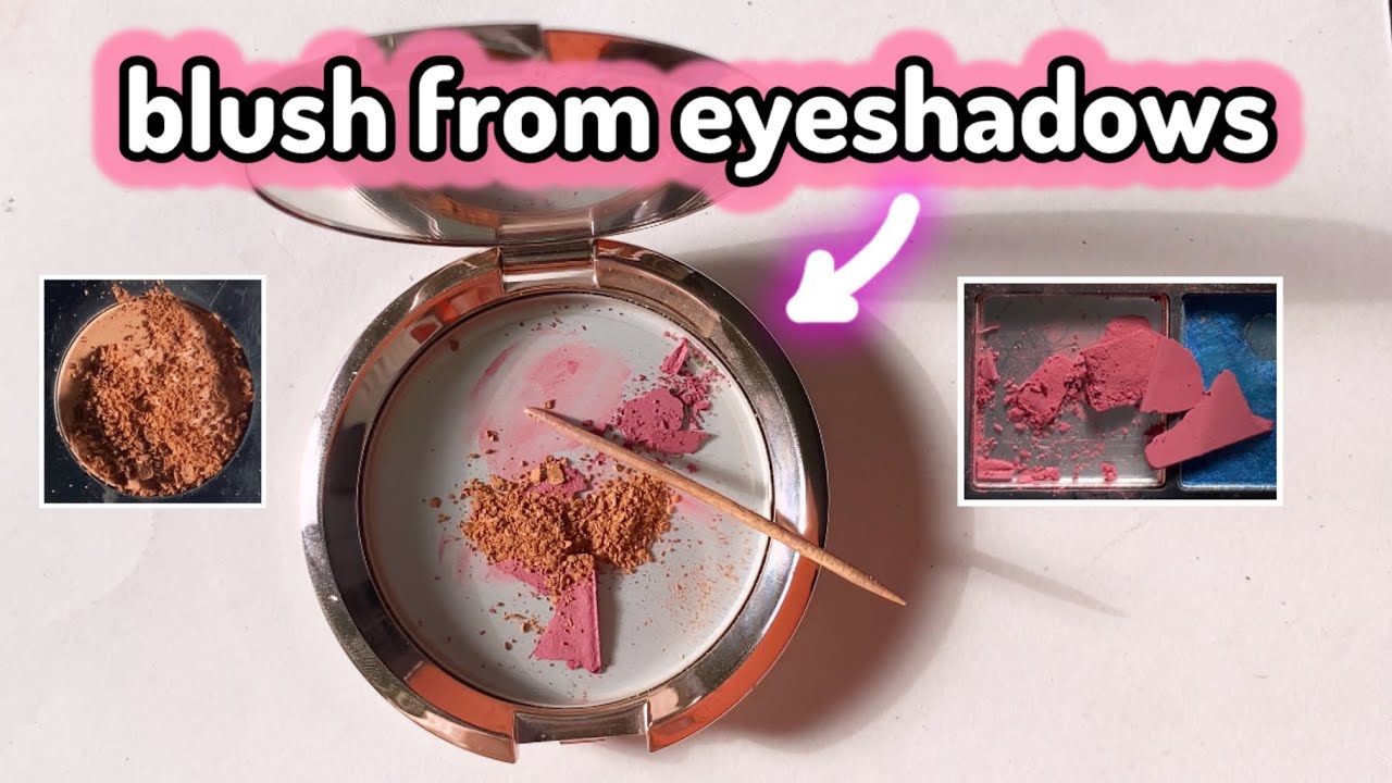 Let&rsquo;s Make a Blush from Eyeshadows #projectpan #frankenmakeup #diyblush #diy