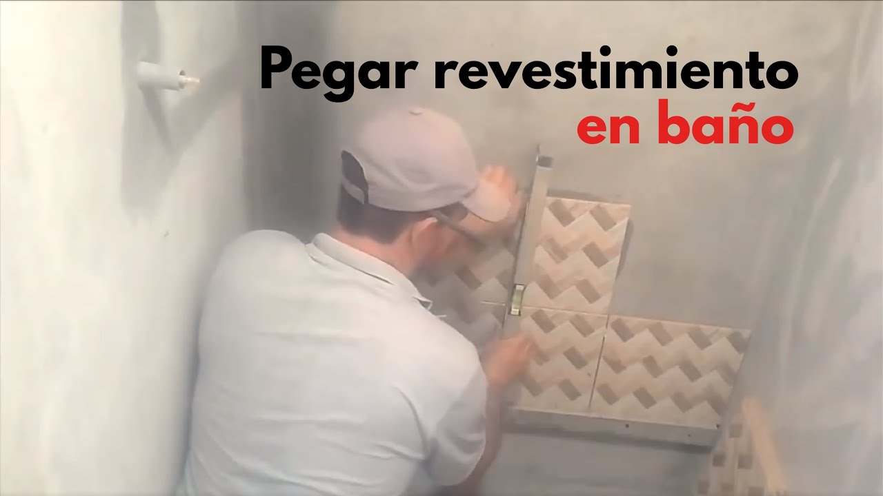 ✅🚽 Cómo pegar revestimiento en un baño 👷‍♂️