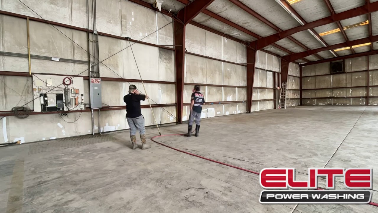 Elite Power Washing - Warehouse Cleaning in 4K