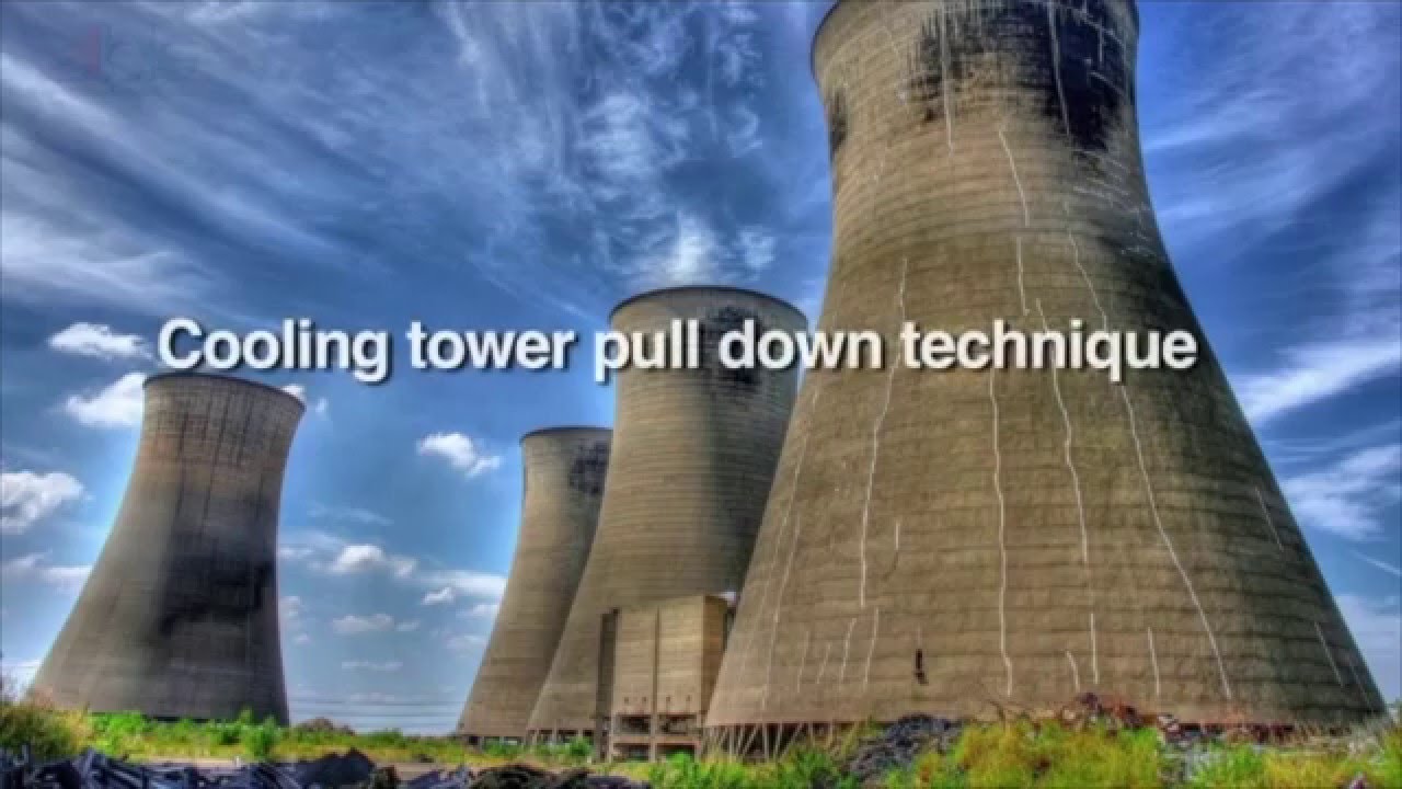 ABLE Thorpe Marsh Cooling Tower Pull Down Technique - ABLE UK