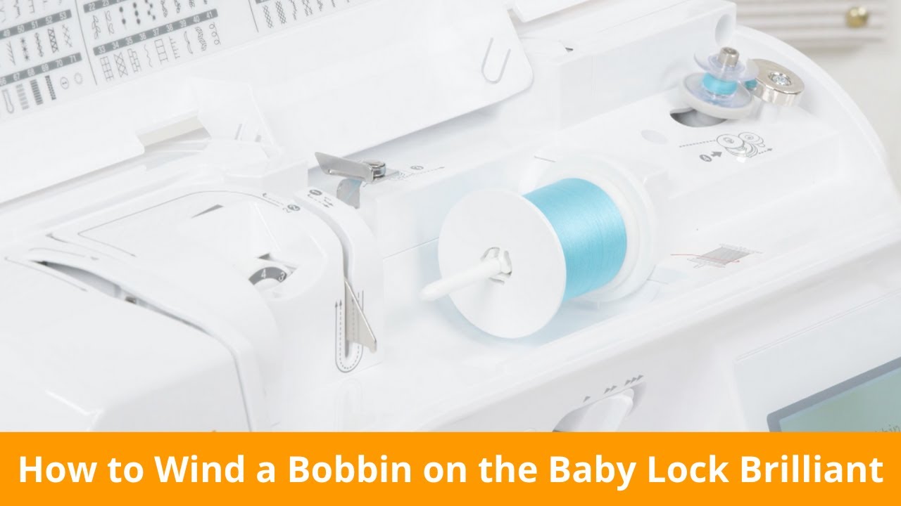 Как намотать шпульку на Baby Lock Brilliant