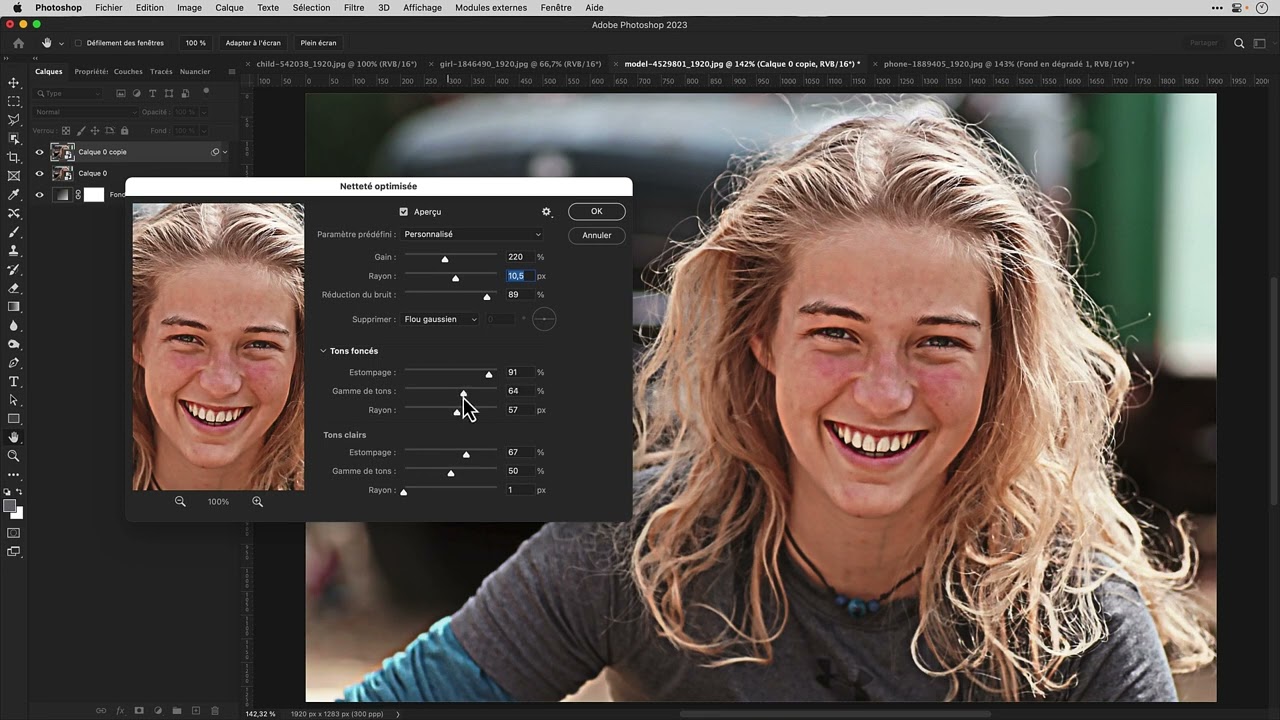 Optimiser le détourage des cheveux avec Photoshop