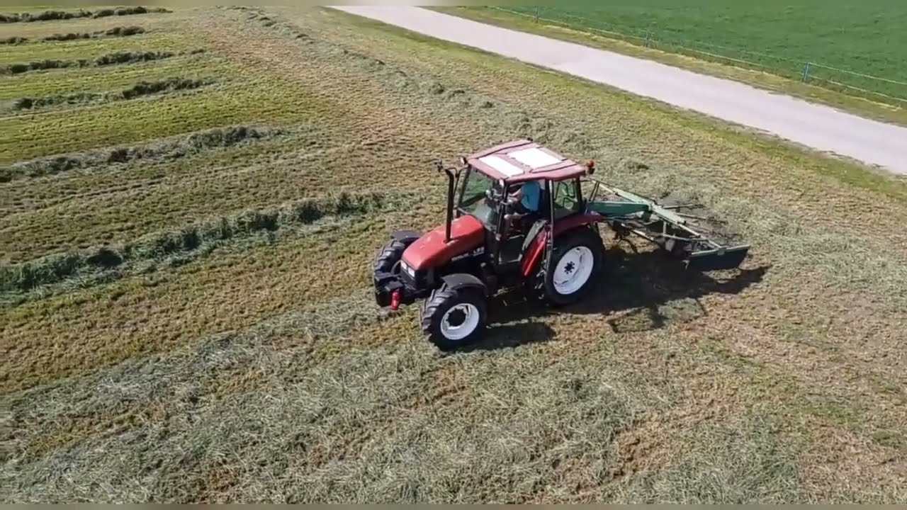 Grabienie trawy 2023🚜New holland L95 VS Deutz-Fahr🚜
