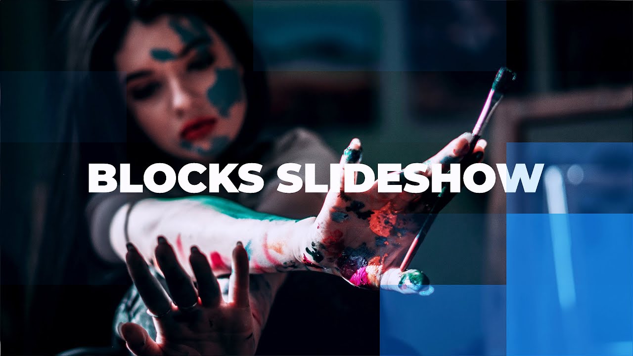 Block Style Slideshow In After Effects | Complete After Effects Tutorial