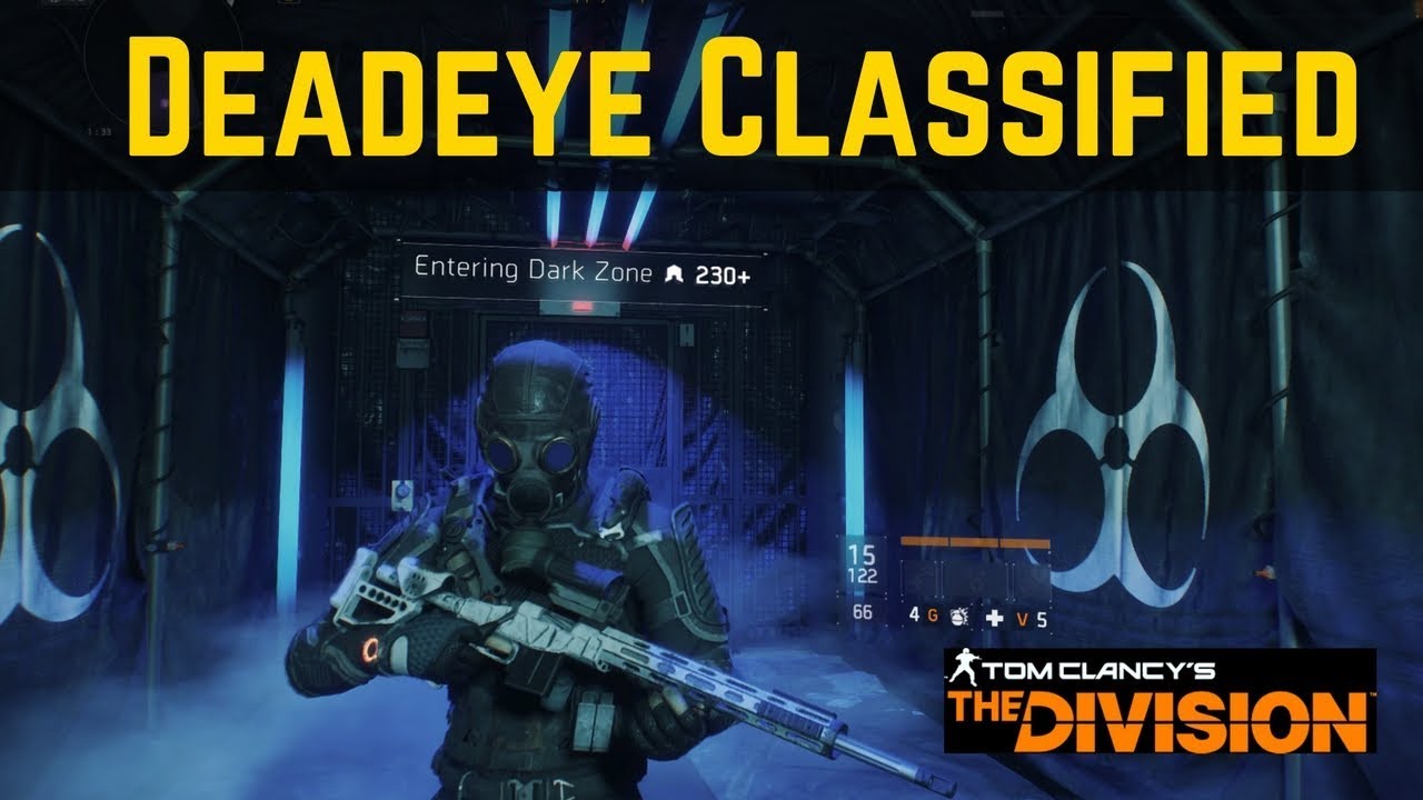 The Division Deadeye Classified (Full Damage Build) PVP and PVE!