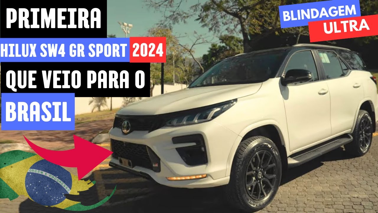 Hilux Sw4 Gr Sport 2024 já chegou e está incrível. NOVA BLINDAGEM da CITENFOR. Parte 1/3