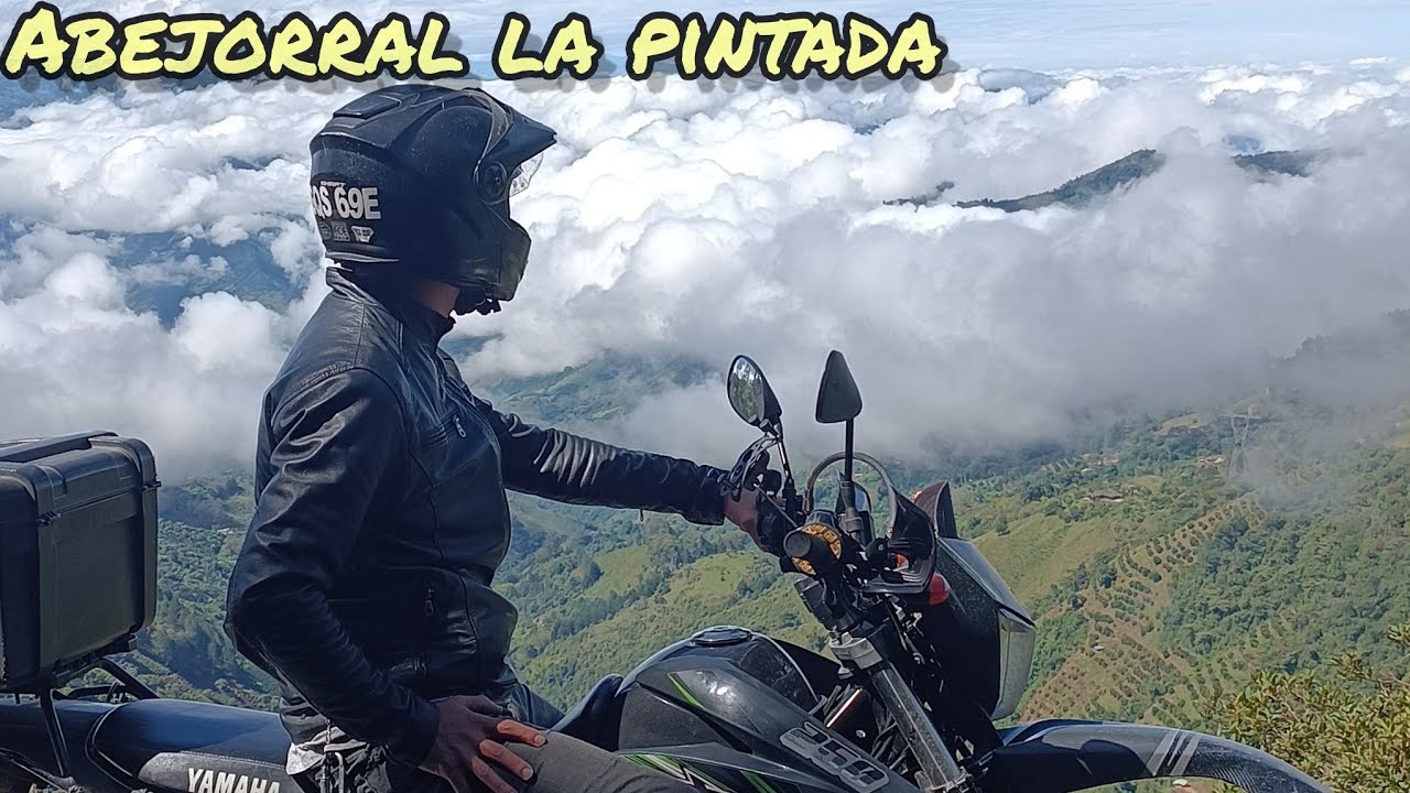ruta abejorral la pintada en moto