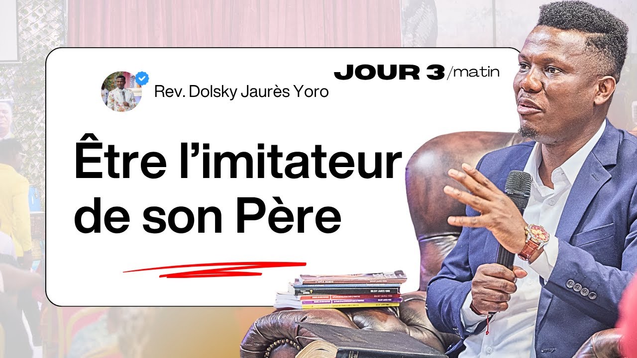 Christ, Le Dieu de nos anc&ecirc;tres // &Ecirc;tre l&rsquo;imitateur de son P&egrave;re (Jour 3-Matin)