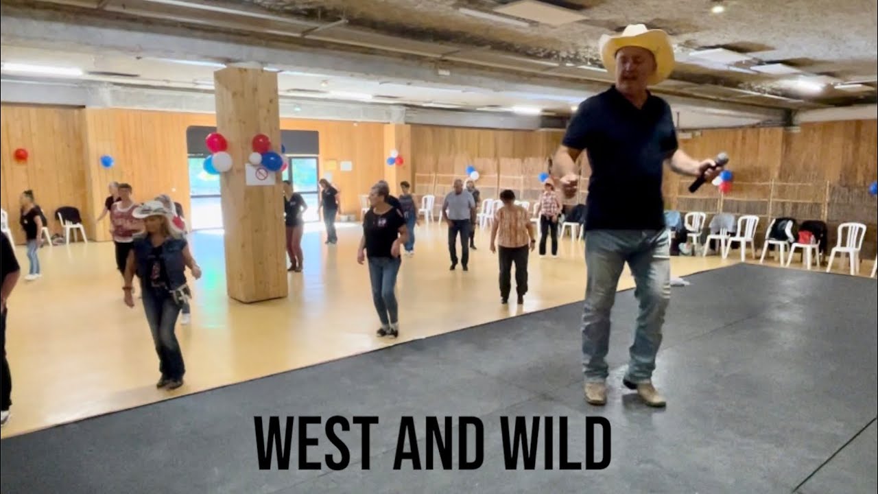 West And Wild Line Dance de Rob Fowler (ES)