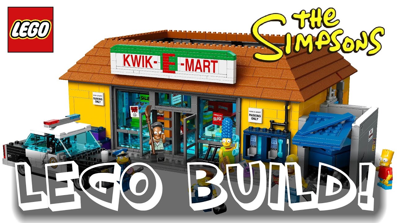 Lego Kwik-E-Mart!  | The Simpsons Lego set 71016 | Time-lapse Build / Unboxing & Review!