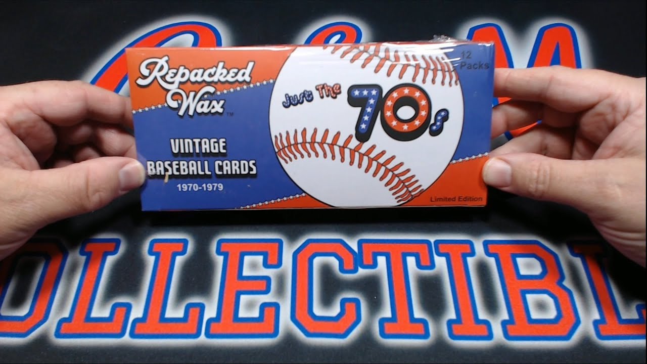 Repacked Wax Just The 70s - Vintage Baseball Cards Box Opening