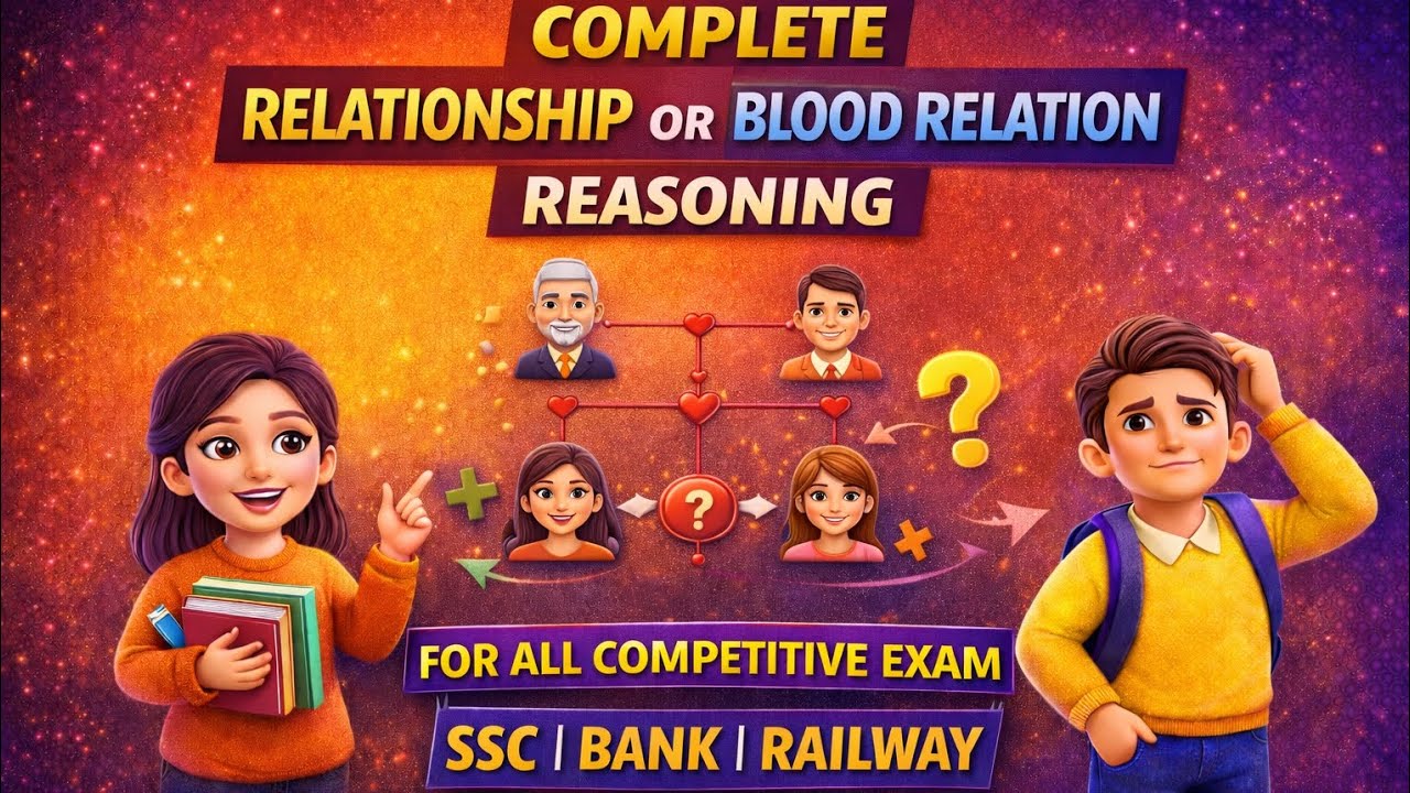 Complete Blood Relation in One Video | Reasoning | complete relationship REASONING video 