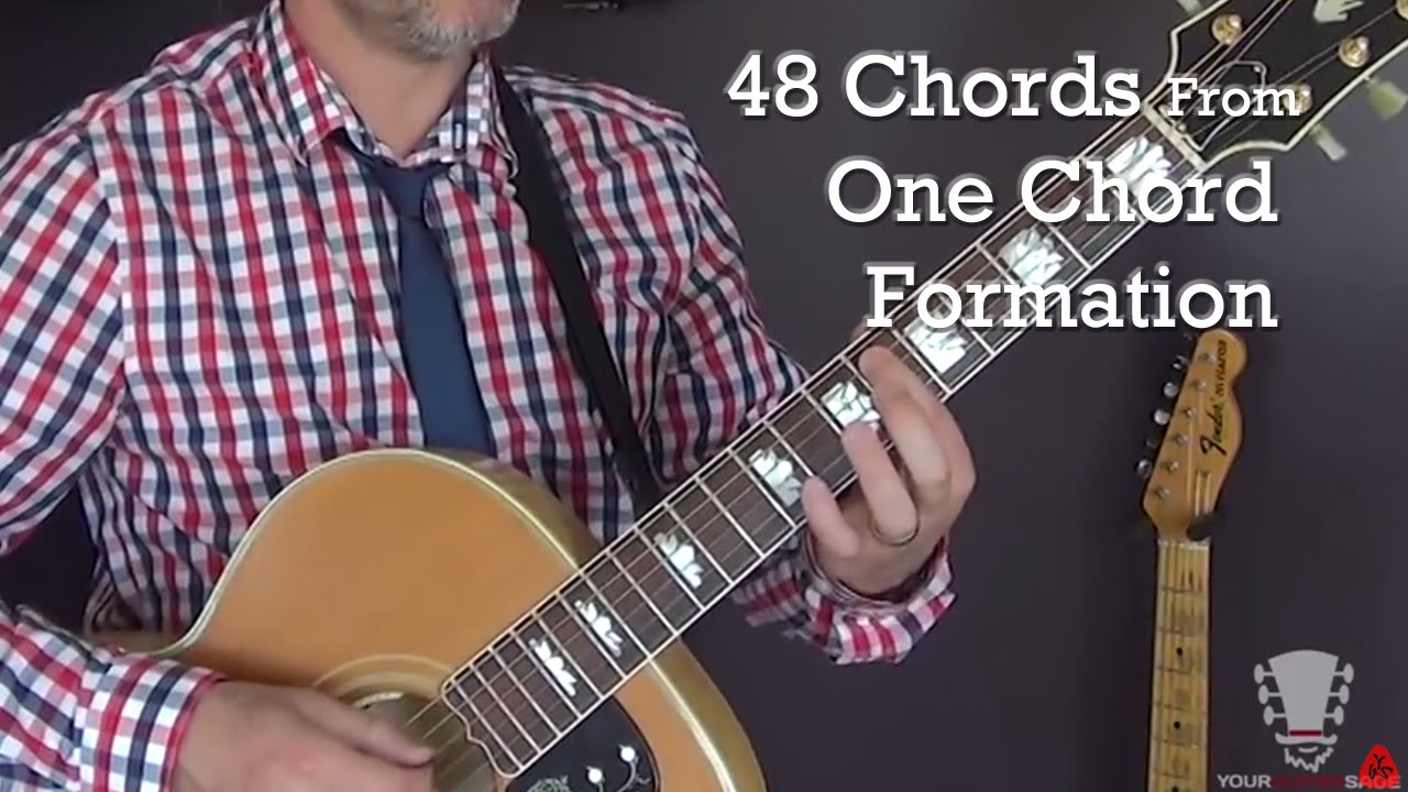 48 Chords From 1 Chord Formation (Blow YOUR MIND)