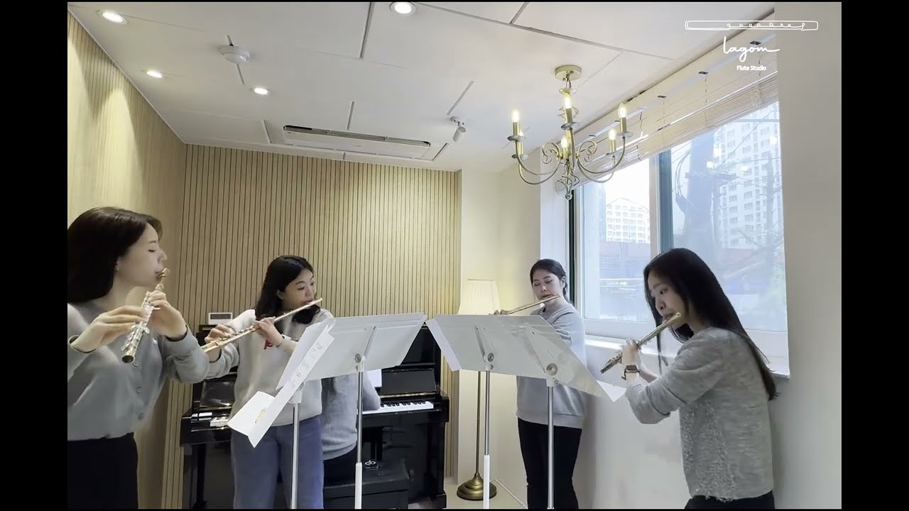 Disney OST Medley (주토피아, 토이스토리, 신데렐라, 모아나, 포카혼타스 OST) - Flute Cover, Flute Ensemble, Flute Quartet