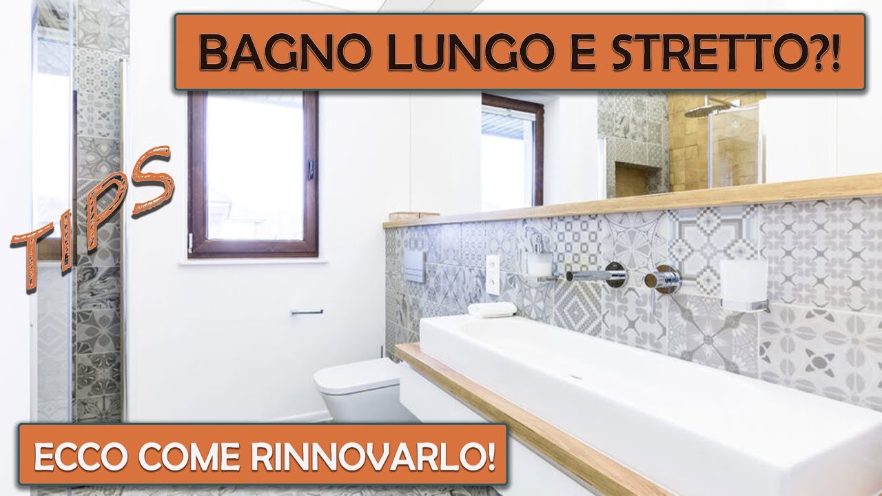 INTERIOR DESIGN - Ecco come rinnovare un bagno lungo e stretto!