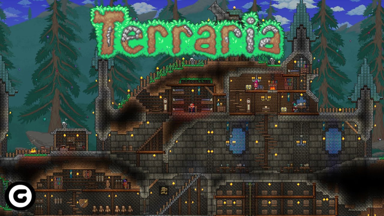 Terraria Castle Timelapse