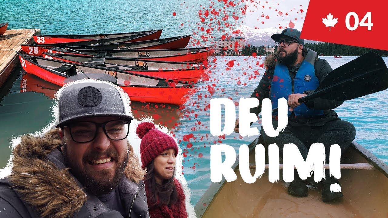 Fomos resgatados em Lake Louise + camping com urso! 🐻| #CanadaTrip E04