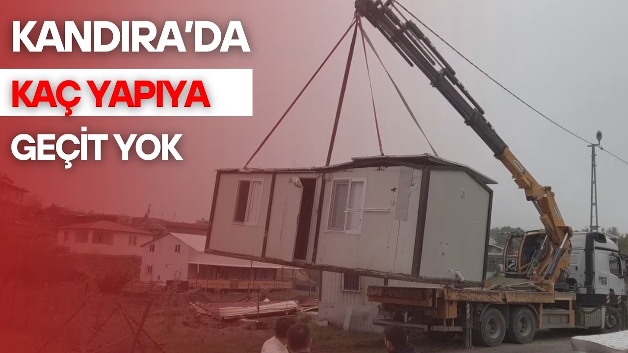KANDIRA'DA KAÇAK YAPIYA GEÇİT YOK