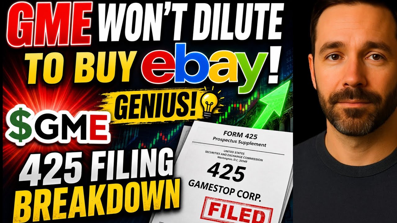 GME STOCK: Won't Dilute to Buy eBay! Genius 425 Filing Breakdown GAMESTOP STOCK ANALYSIS TODAY 