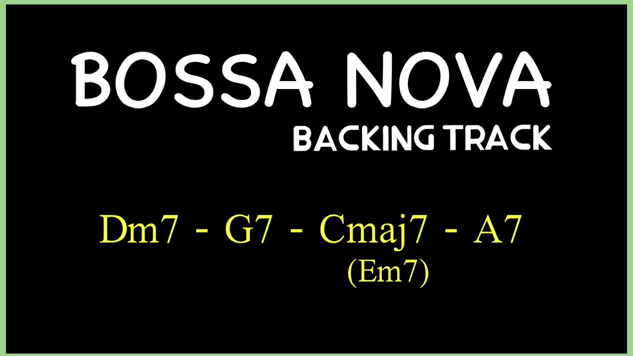 BOSSA NOVA(2516) Backing track in C Major