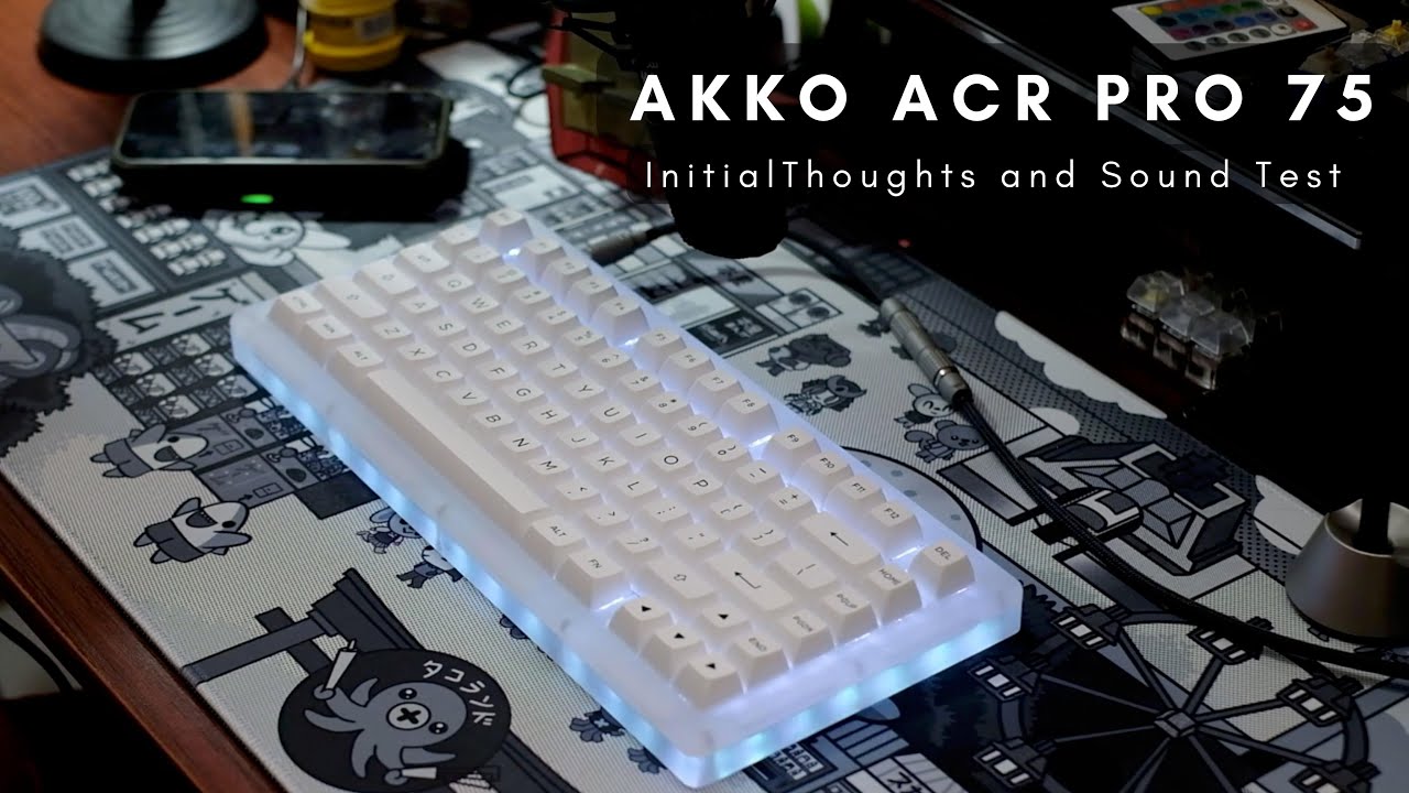 AKKO ACR PRO 75 Initial Thoughts and Sound Test