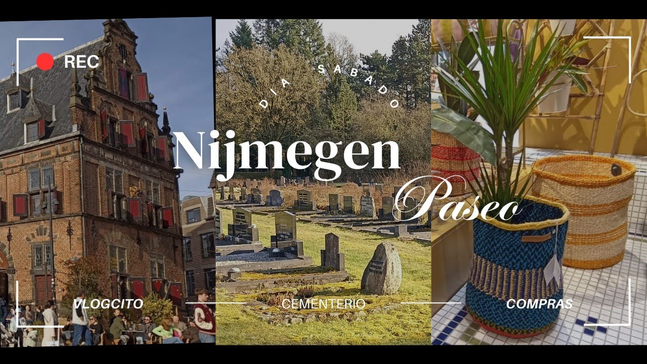 Fuimos al cementerio 🪦 y a NIJMEGEN la ciudad mas vieja de Holanda