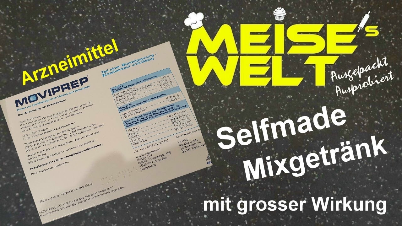 Moviprep - Getränk zur Vorbereitung für die Spiegelung