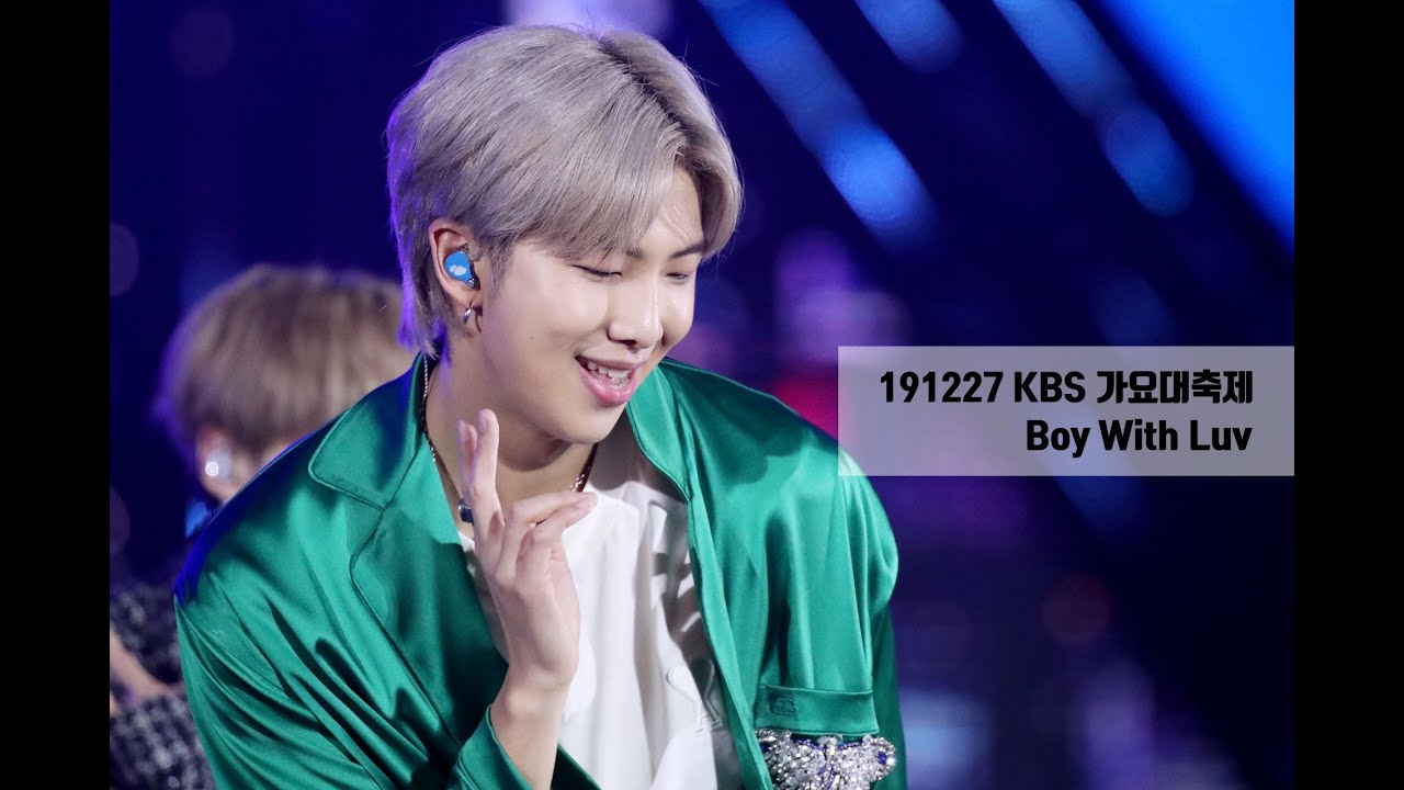 191227 KBS 가요대축제_작은 것들을 위한 시(RM Focus)