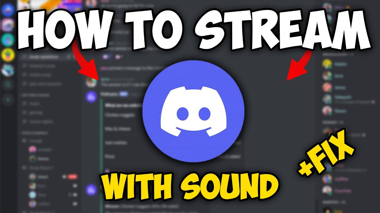 How to Stream With Sound on Discord (2024) | Discord stream no audio fix