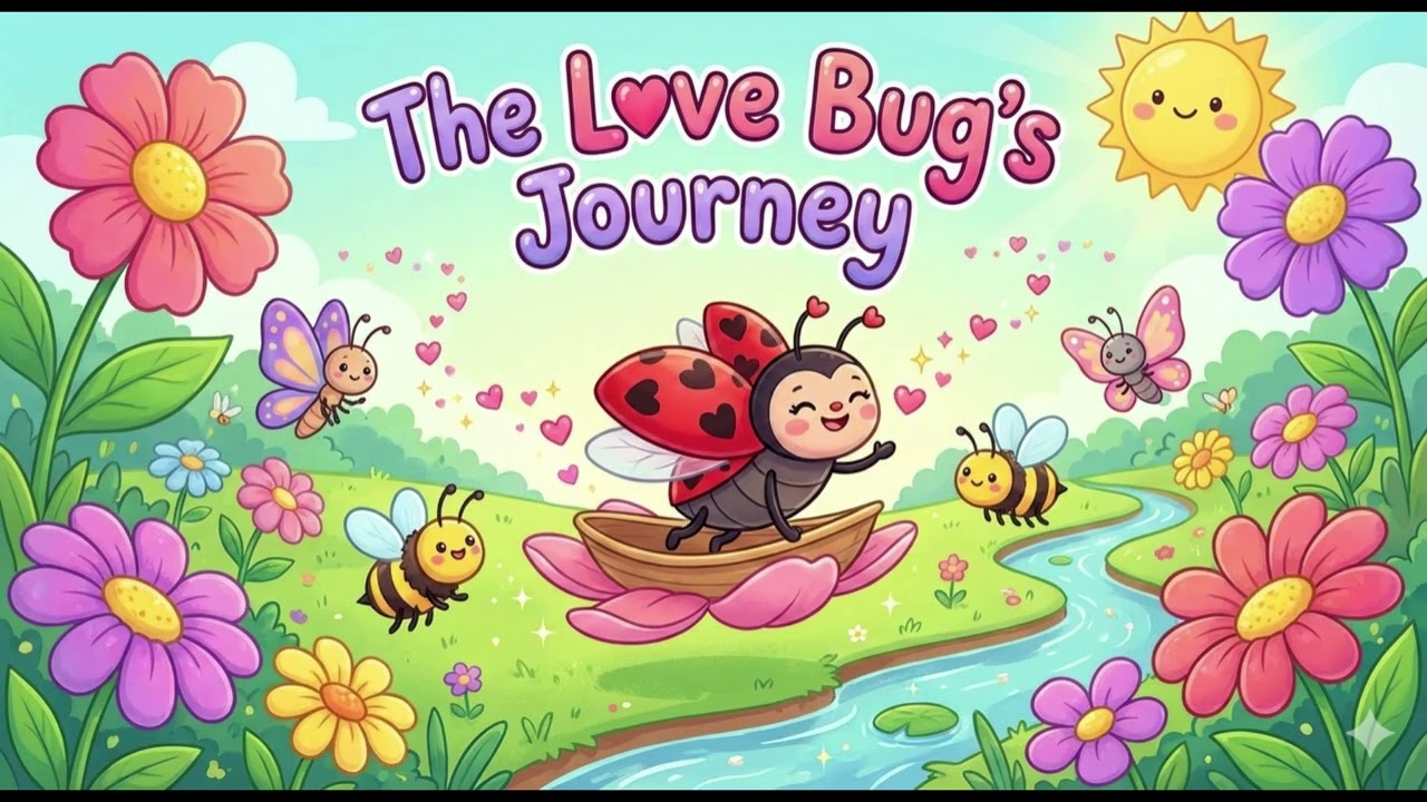 The Love Bug’s Journey: A Magical Story of Kindness | Rolling Kitten TV