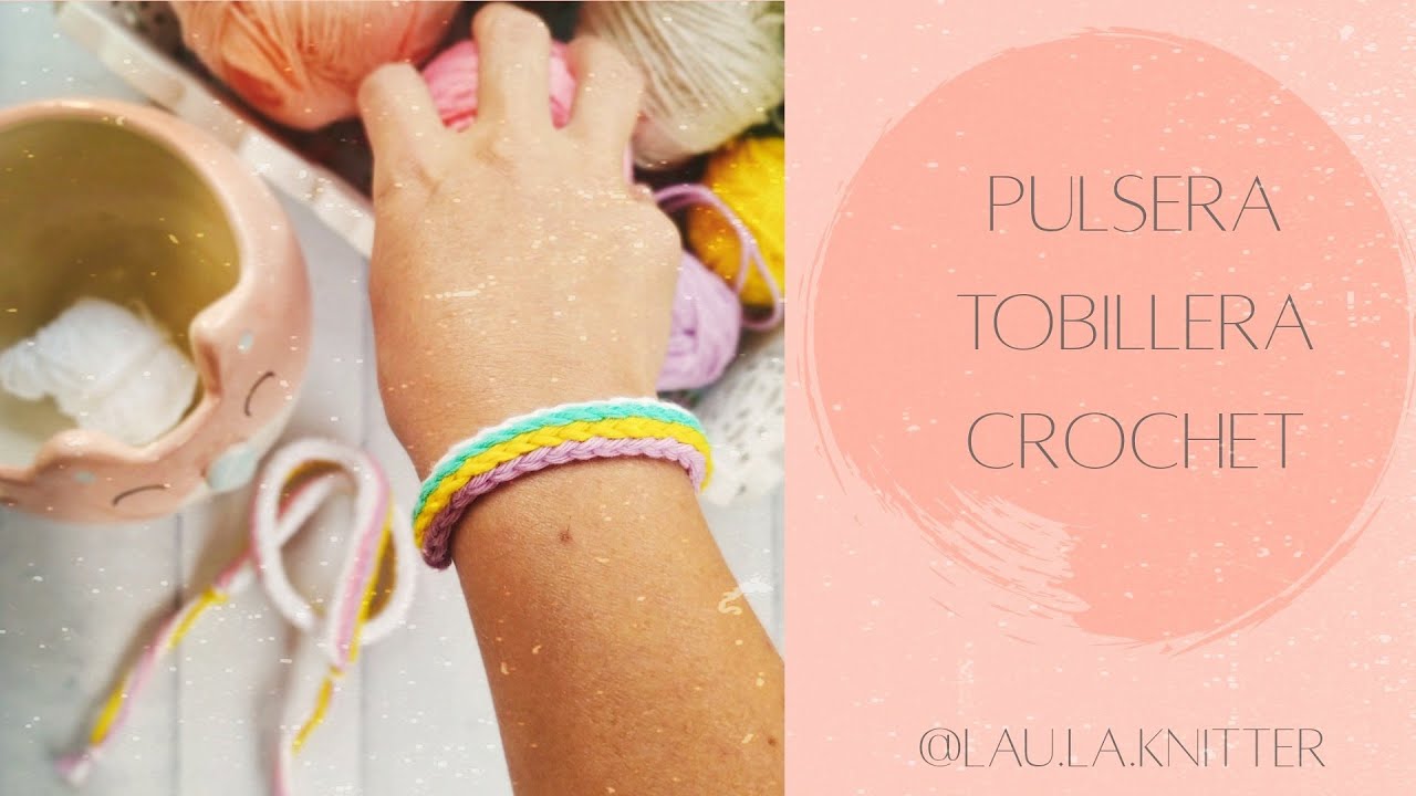 Cómo tejer a crochet Tobillera o Pulsera en 5 minutos y súper fácil 📿💫
