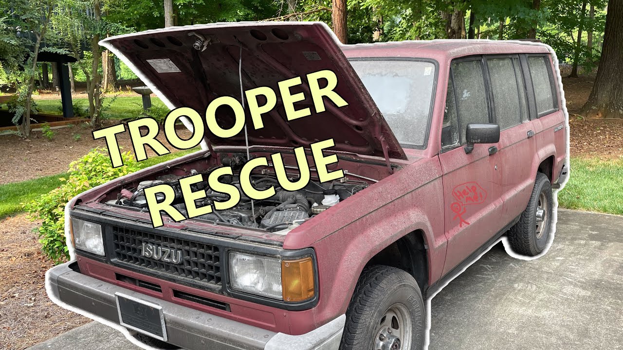 1989 Isuzu Trooper Rescue!  First Step, Brakes!  New Master Cylinder and Calipers.