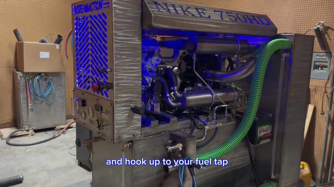 Steamaction Nike 750HD Carpet Cleaning Truckmount!!