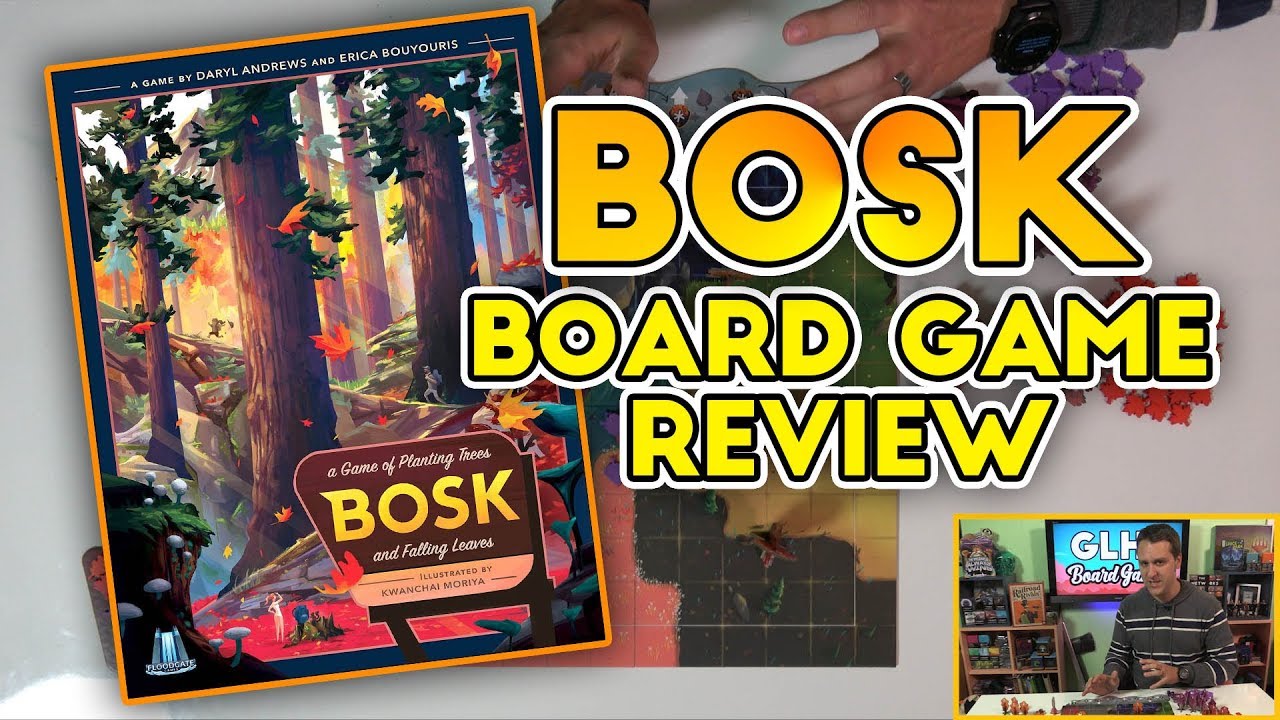 Bosk Board Game Review & How to Play | Abstract Area Control