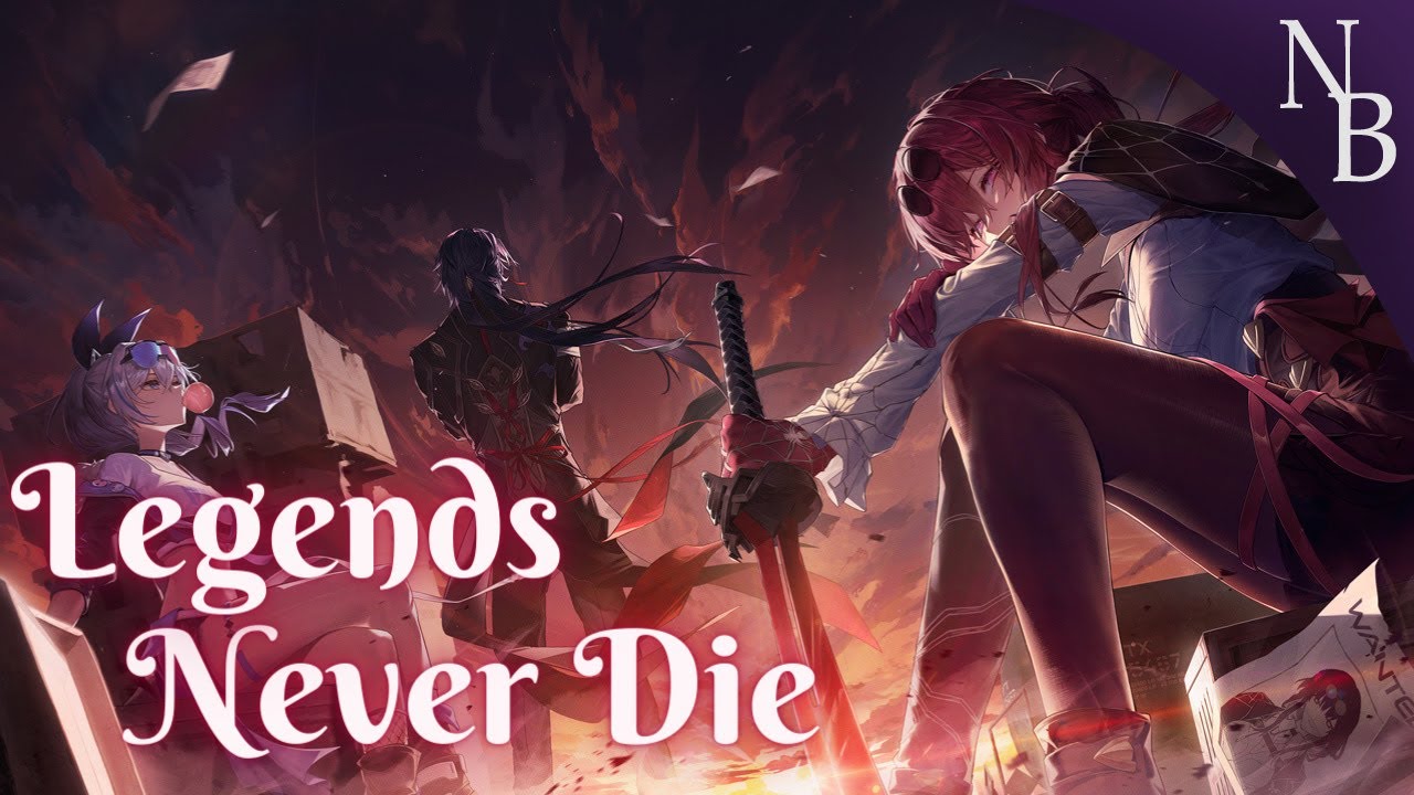 Nightcore ↬ Legends Never Die (lyrics)