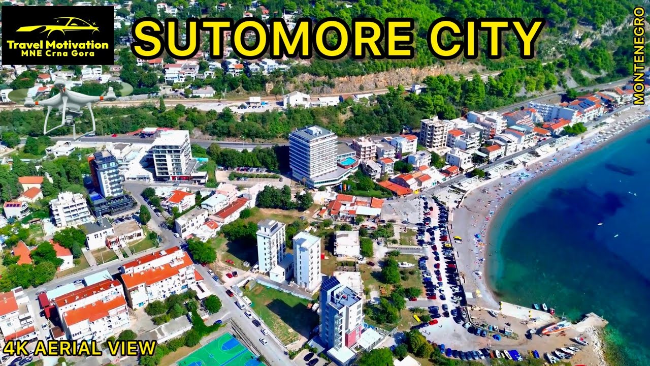 SUTOMORE GRAD Snimak Dronom Oktobar 2023 - SUTOMORE CITY [4K Aerial View] MNE Crna Gora