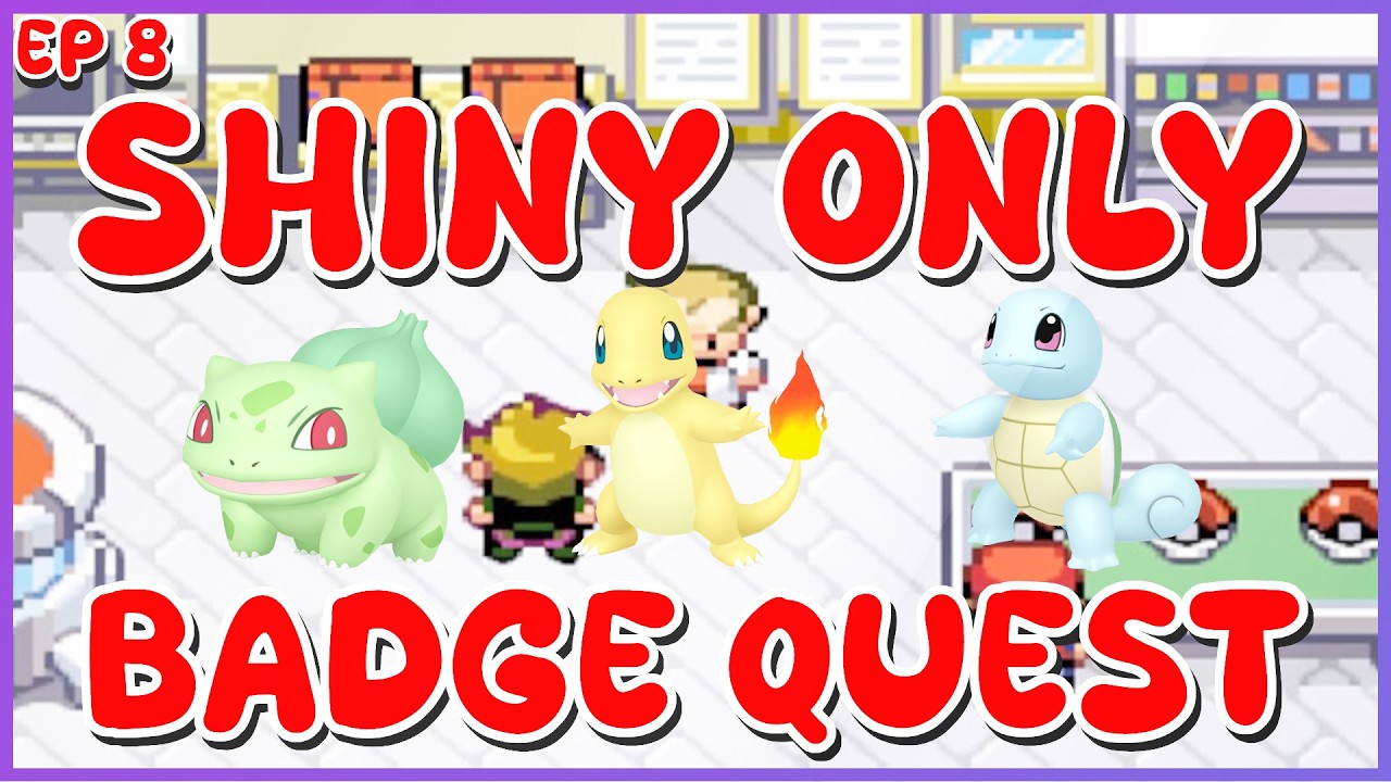 Pokemon Leaf Green Shiny Only Badge Quest