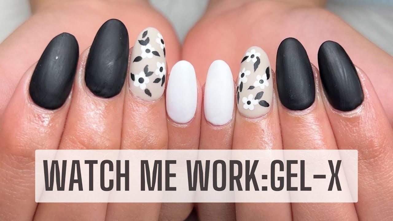 APRES GEL X NAILS | SPRING NAILS | WATCH ME WORK