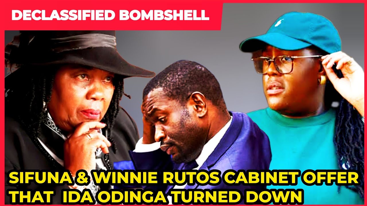 DECLASSIFIED REPORT: Why Ida Odinga Turned Down Rutos Cabinet Offer To Winnie Odinga & Sifuna?