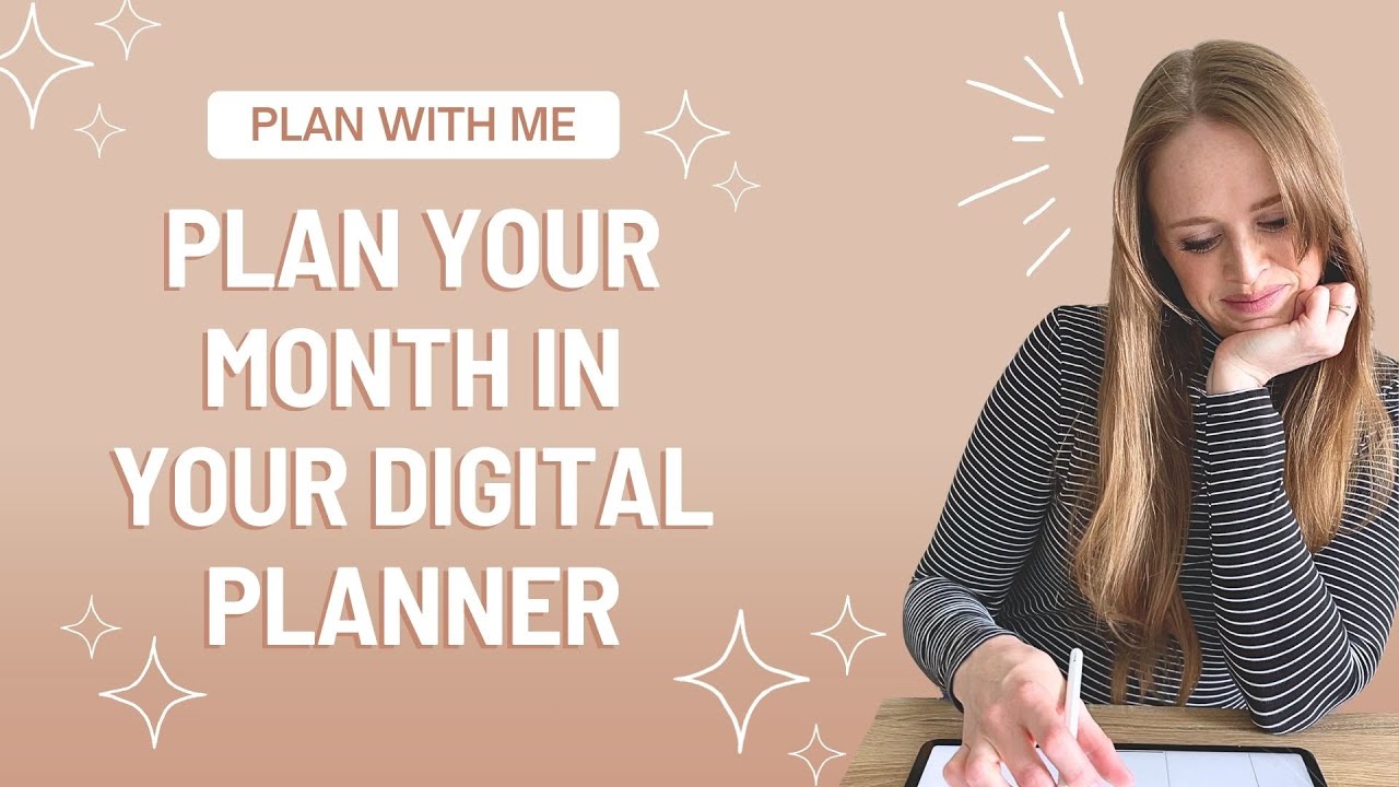 Plan My Month with Me in my Digital Planner!