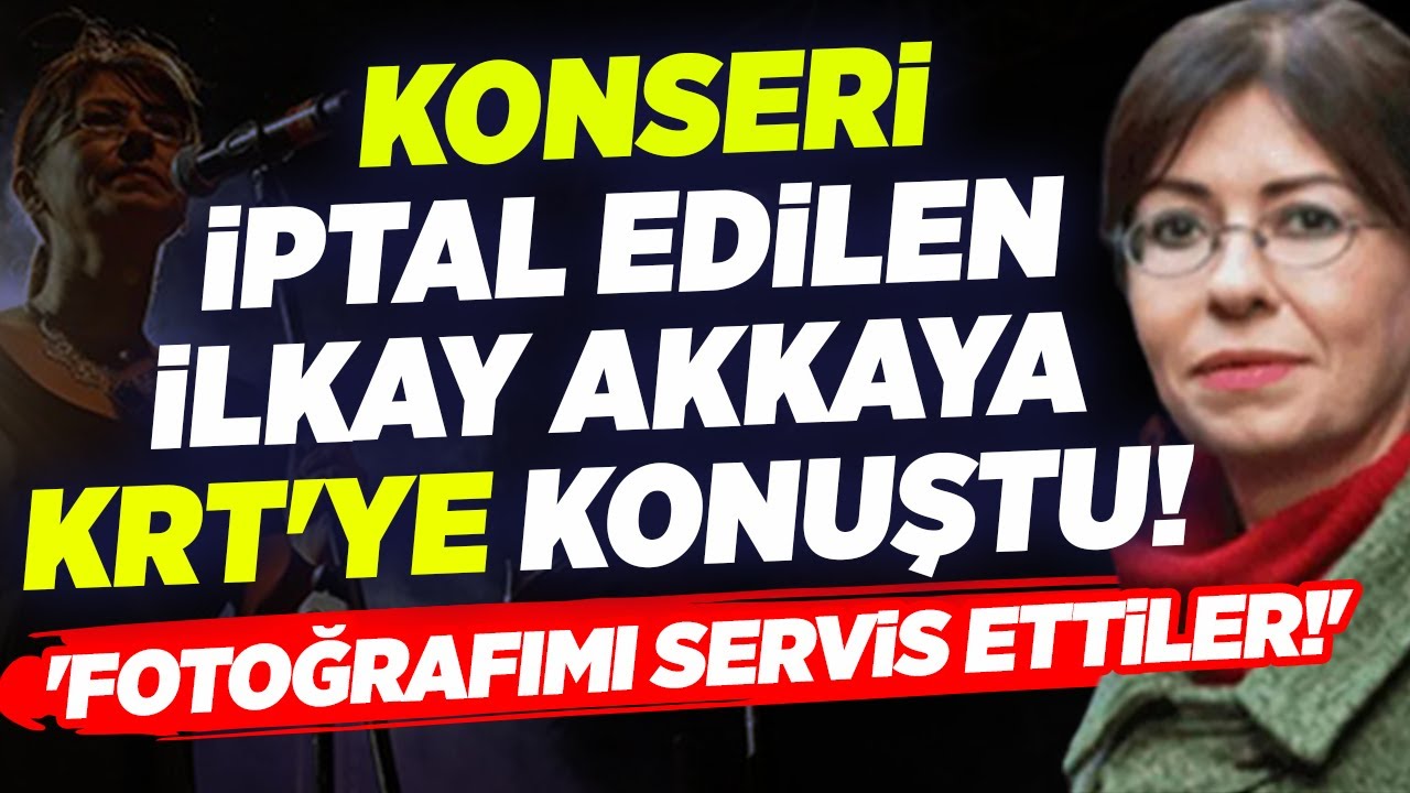 Konseri İptal Edilen İlkay Akkaya KRT'ye Konuştu! 'Fotoğrafımı Servis Etmişler!' | Seçil Özer KRT TV