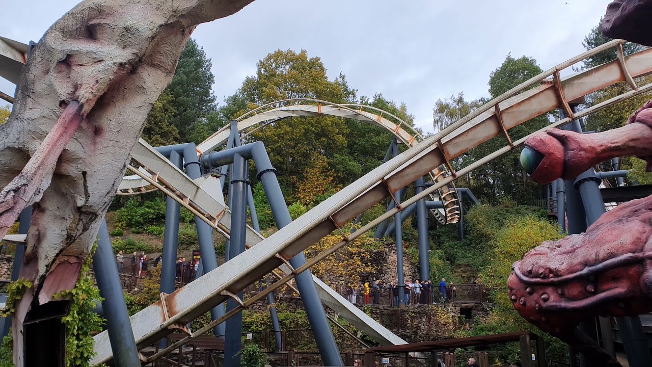 Alton Towers Scare Fest 2021 4K Off Ride Footage + Night rides + Slow-Mo reupload