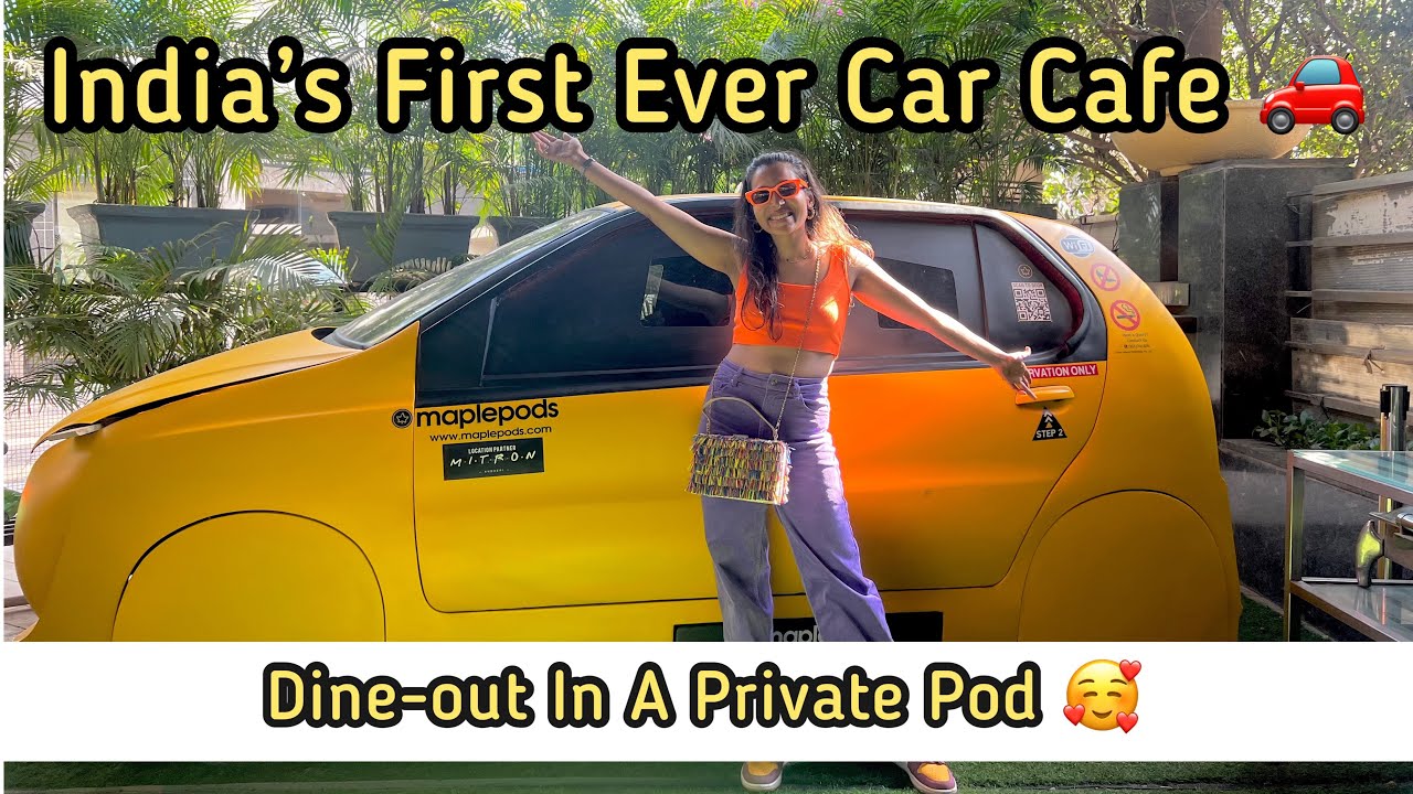 India's First Ever Car Cafe | Maple Pods | Honest Review | Private Dineout | 